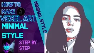 HOW TO MAKE VEXEL/VECTOR ART USING AUTODESK SKETCHBOOK (Minimal Style)