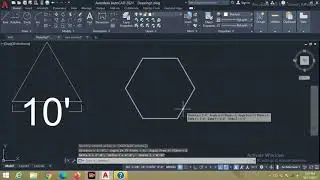 How to use Acute angle's, chamfer, polygon and offset command in 2D Autocad 2021.#AUTOCAD TUTORIAL