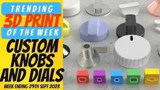 Any knob for any device. 3D printed knobs for any occasion!