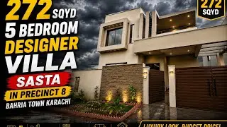 Low Budget 🔥 Owner Built 272SQYD Designer Villa in Bahria Town Karachi