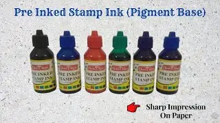 Pre Inked Stamp Ink (Pigment Base ) - Soni - Inks