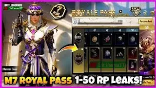 M7 Royal Pass Leaks Pubg Mobile - New 1 to 50 RP Rewards - MONTH 7 ROYAL PASS C2S34 M7 - Dh UsAma YT