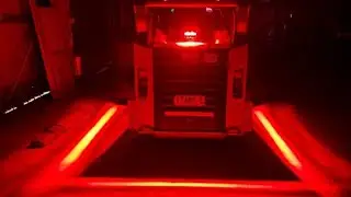 Laser Safety Halo exclusion zone system for large mobile plant and cranes.