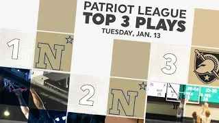 Patriot League Top 3 Plays | Jan. 13, 2026