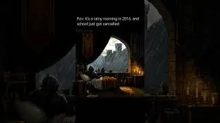 Unreal #dark_fntsy #RainyDayPOV #2016Vibes #NostalgicFeels #CozyMorning #SchoolCancelled