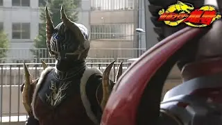 Kamen Rider Ryuki Survive Form & Imperer Fight Scene 