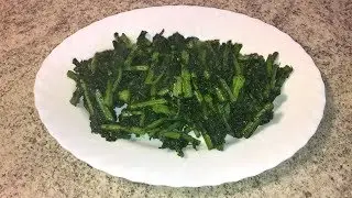 CAVOLO NERO RIPASSATO IN PADELLA