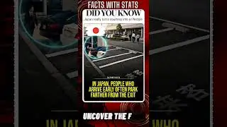 FACTS with STATS 6560 ∆ - Japanese people teach world traffic parking rule #shorts #ytshort #facts