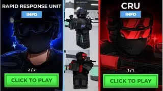 New! RRU and CCU subteam showcase in roblox Asylum Life!