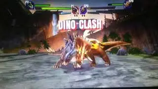 Battle of Giants Dinosaurs Strike / TOURNAMENT with my sister