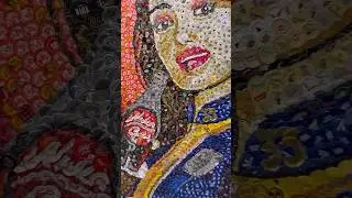FALLOUT bottle cap ART - Lucy #EllaPurnell #Fallout #BottleCaps #SustainableArt #wasteland