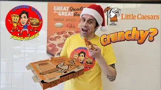 Stuffed cheesy crunch crust, Little Caesars.
