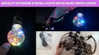 HECELTT Color Changing LED String Lights with Fairy Rope Lights Review!
