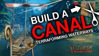 Valheim how to build a canal - Terraforming