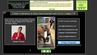 Unidade Condensadora  de refrigera&ccedil;&atilde;o com refrigerante CO2 compressor duplo est&aacute;gios