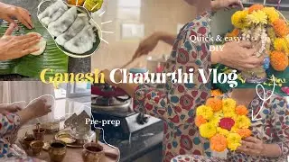 Evening to Morning routine🪷✨|Ganesh Chaturthi pre-prep, cleaning, Easy DIY at home|#vlog 