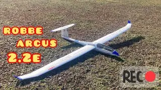 ROBBE ARCUS 2.2e🛶 short calm fligtt👍 #rcglider #aviationlovers #rcpilot