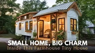 Farmhouse Chic Tiny House: Elegant Living in a Small Space