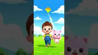Momo-chan Helps Fly a Kite 🎏 | Cute Kawaii Kids Short
