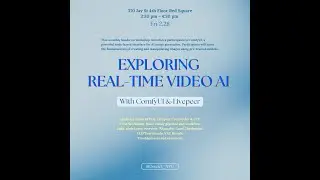 Real-Time Video AI @GenART NYU with ComfyUI & Livepeer