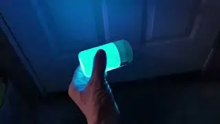 Weed me jar light battery powered light protype.