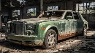 ASMR Car Restoration Full Rebuild of 2005 Rolls-Royce Phantom from Abandoned Condition to  New