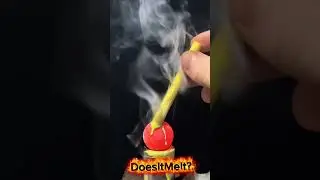 Crayons Melt Instantly 😳 Red Hot Ball Test