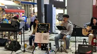 Korean Street Music!  Macchiato Band South Korea