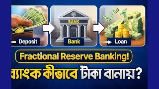 How Banks Create Money from Nothing || Fractional Reserve Banking Explained in Bangla