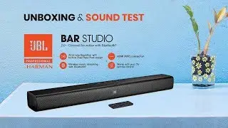 JBL Bar Studio 2.0 - Unboxing & Sound Test