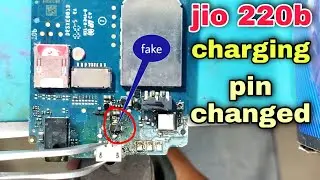 jio 220b charging pin change ⚡  | jio b220 charging problem⚡