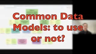 006 Common Data Models: to use or not?