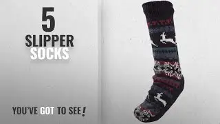 Top 10 Slipper Socks [2018]: Strong Souls Mens Cosy Slipper Socks Warm Lined Knitted Bed Socks