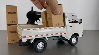 Unboxing & Test Drive: Realistic 1:16 Scale Cargo Truck Simulation!