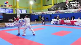 KUMITE BEREGU PUTRI SULSEL VS DI YOGYAKARTA | POPNAS KARATE 2025