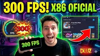 FREE FIRE MAX X86: Como Baixar e Instalar OFICIAL pela BlueStacks Store (300 FPS!)