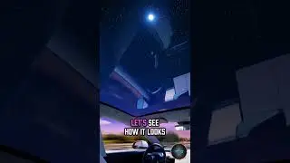 Тест панорамной стеклянной крыши Tesla Model 3 | Потрясающие виды днем ​​и ночью!