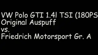 Polo GTI Friedrich Motorsport Gr  A