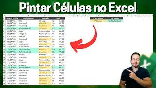 Como Pintar Células no Excel com Base em outra Célula | Formatação Condicional
