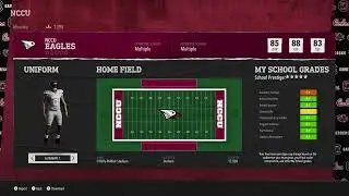 A preview of the NCCU Eagles on NCAA Football 26, search username: hbcuniz