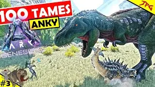 ARK GENESIS 2  - This Ankylo Was A Lot Of Trouble! 100 Tame Challenge! #3 Ark Survival Evolved