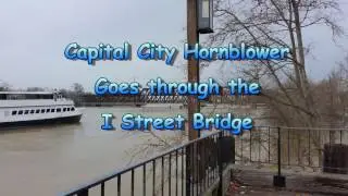 Hornblower goes through the I Street Bridge