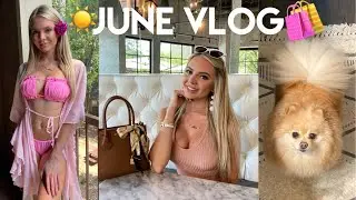 Shopping, Crepes at Sweet Paris, Pool Days & Sharing my favorite thrifting hack! JUNE 2021 VLOG