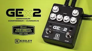 Keeley Electronics - GEx2 Germanium Compressor + Overdrive Effect Pedal