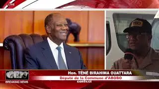 L'hon T&Eacute;N&Eacute; BIRAHIMA OUATTARA remercie les populations d'Abobo