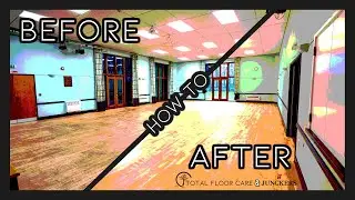 HOW TO RESTORE WOODEN FLOORS IN VILLAGE HALLS | Step by Step with Total Floor Care