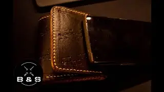 Custom Trifold Leather Wallet - Build Showcase #leathercraft #wallet  #tutorial #leatherwallet #diy
