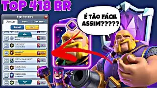 É MUITO FÁCIL PEGAR TOP400 DO BRASIL NO CLASH ROYALE 😭🙏🏻