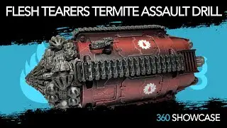 Flesh Tearers Termite Assault Drill | Warhammer 40k | Space Marines - 360 Showcase