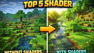 Top 5 OP Shader Packs for Minecraft Mobile 🔥| minecraft shaders